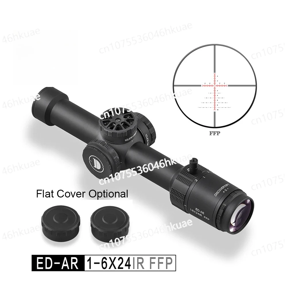 ED 1-6X24IR Riflescope HD Optic Scope Red Green Illuminated Reticle 30mm Tube Toy
