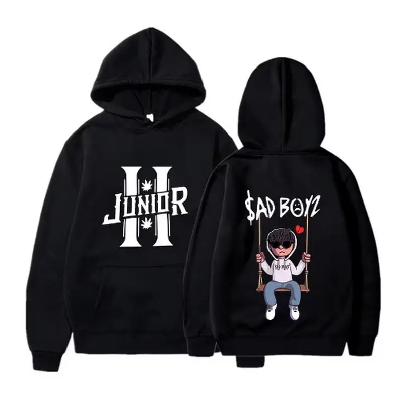 

Spring Men's Hoodies Junior H Sad Boys Harajuku Girls Hip Hop Pullover Fancy Music Gift Casual Loose Comfortable Sweatshirt