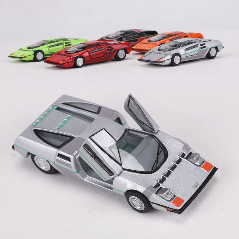 SHADOW 1:64 Dome Zero Scissor Door Supercar Alloy Model Car Can Turn On The Lights And Open TheDoor