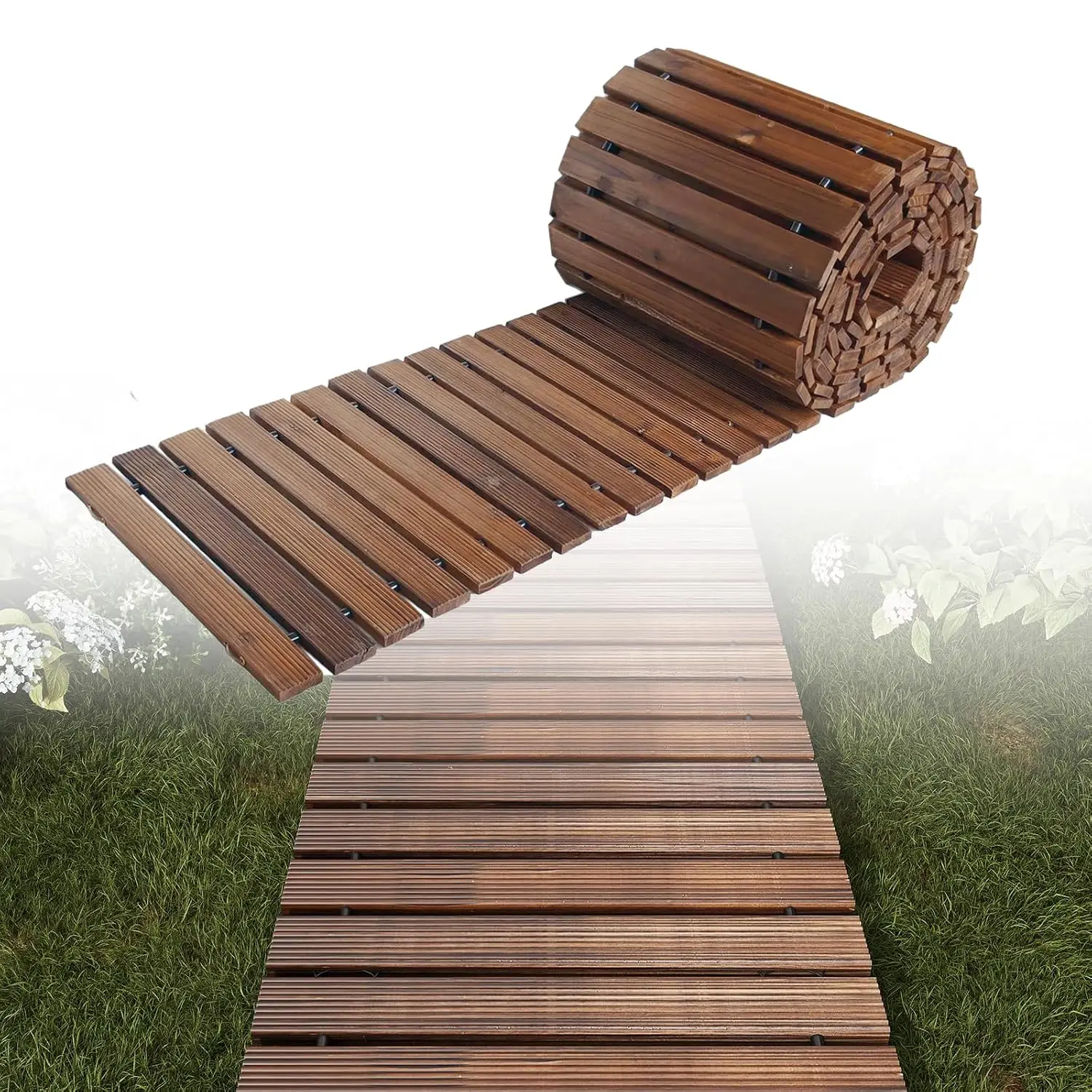 Timber Pathway Roll Out Deck Patio Walkway Outdoor Wedding Beach Backyard