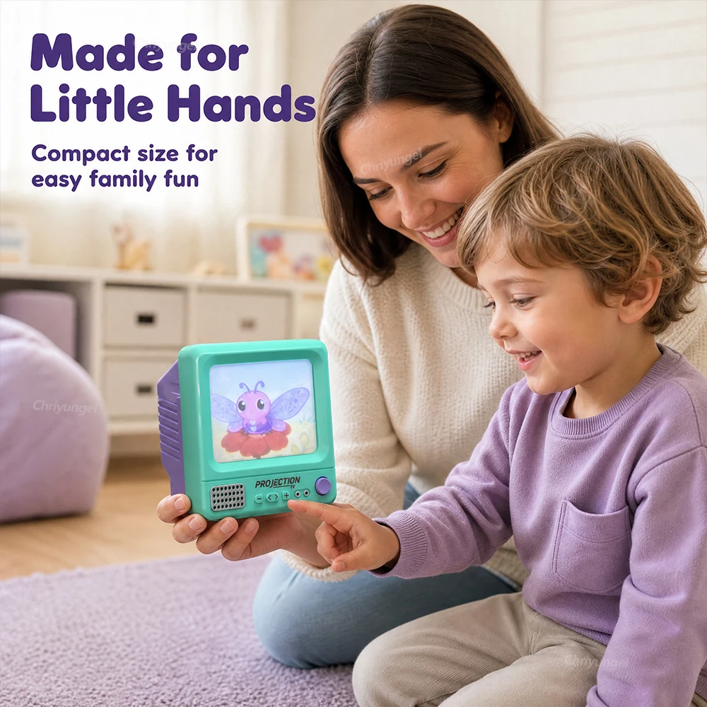 Proyector de TV Musical Retro - Kids Education Learn Tv reseña y precio