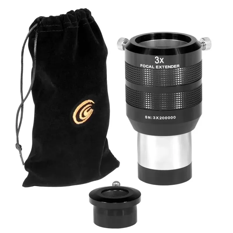 Explore Science S 2-Inch Astronomical Telescope Magnifier 2X/3X High Definition High Magnification Accessory for Planetary Viewi