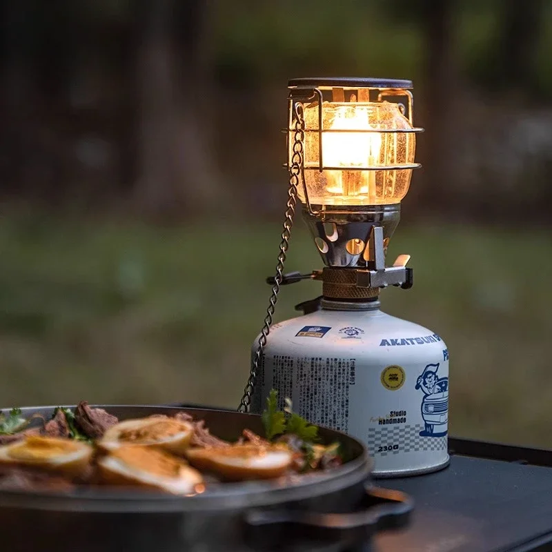 Camping Hanging Light T-4 Medium Small Lift  Outdoor Atmospheric Lighting Tent Gas  Mountaineering Unique