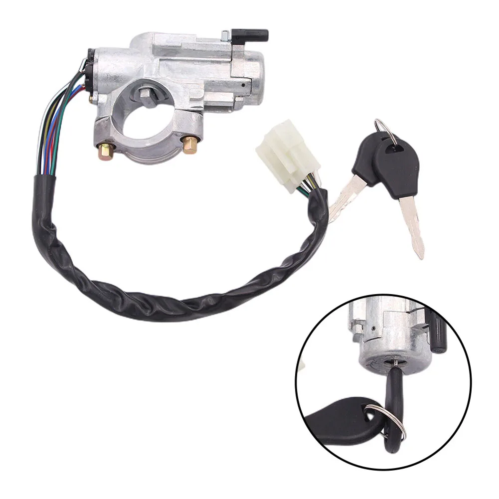 Ignition Switch W/ Lock Cylinder For Nissan 86-94 D21 95-96 Pickup Pathfinder Easy Installation Replacement Accessories