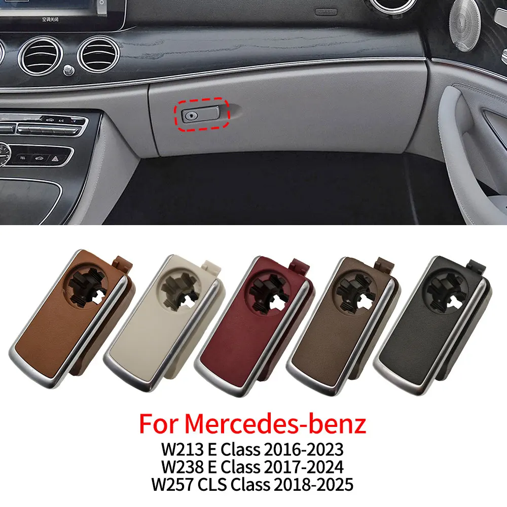 Car Glove Box Handle Lid Lock Toolbox Glove Boxes Cover Switch For Mercedes Benz W213 W257 W238 E CLS Class E200 260 E350 CLS300