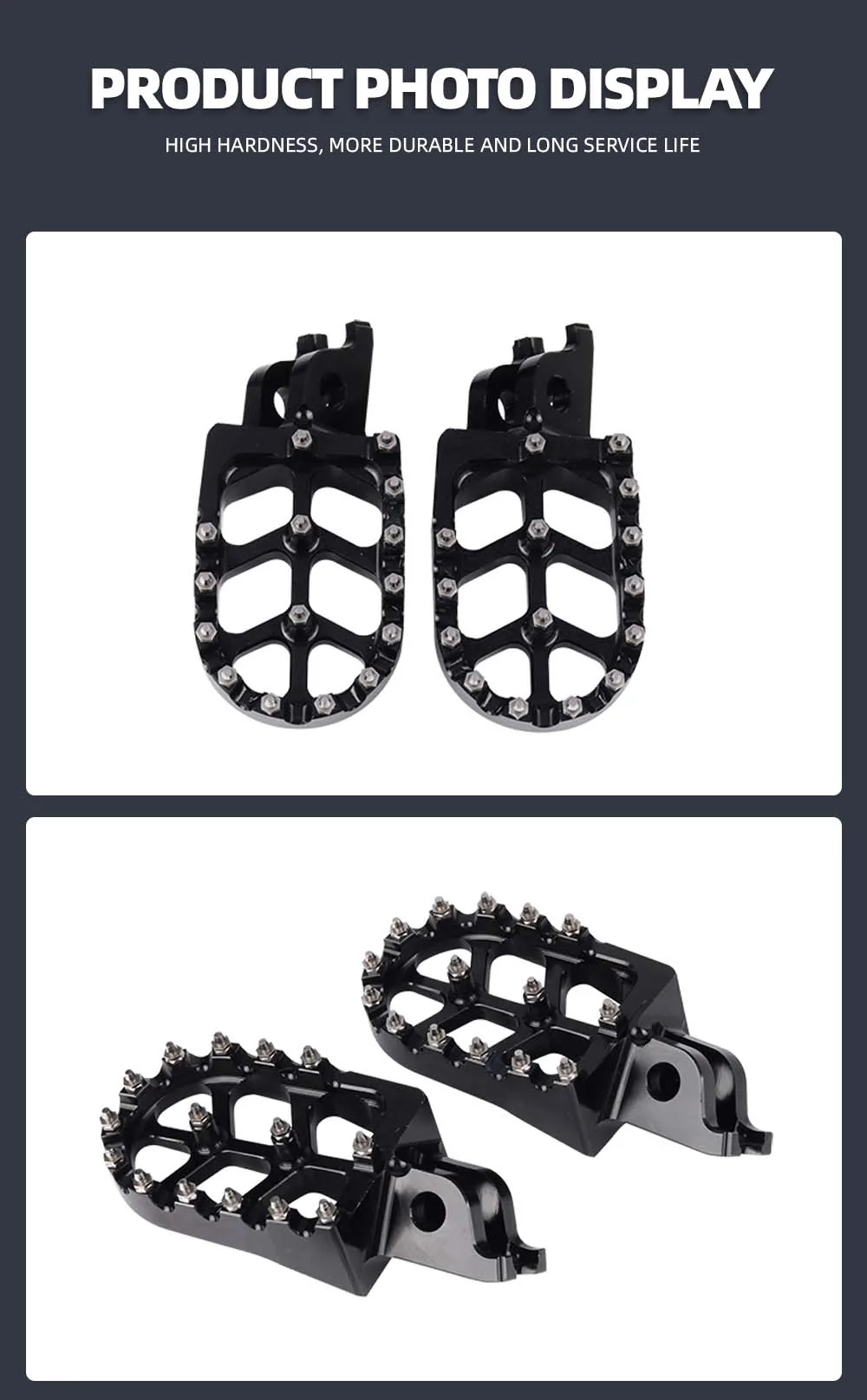Für Kawasaki KX KLX KXF 250 450 250F 450F 250X 450X 450R KX250 Motorradzubehör Fußrasten Fußpedale Fußstützen – Detail 12
