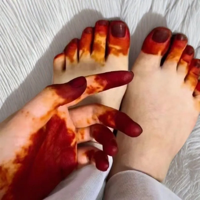 Natural Plant-Based Nail Dyeing Pink Henna Powder Is Gentle and Long-Lasting and Does Not Fade - view 4