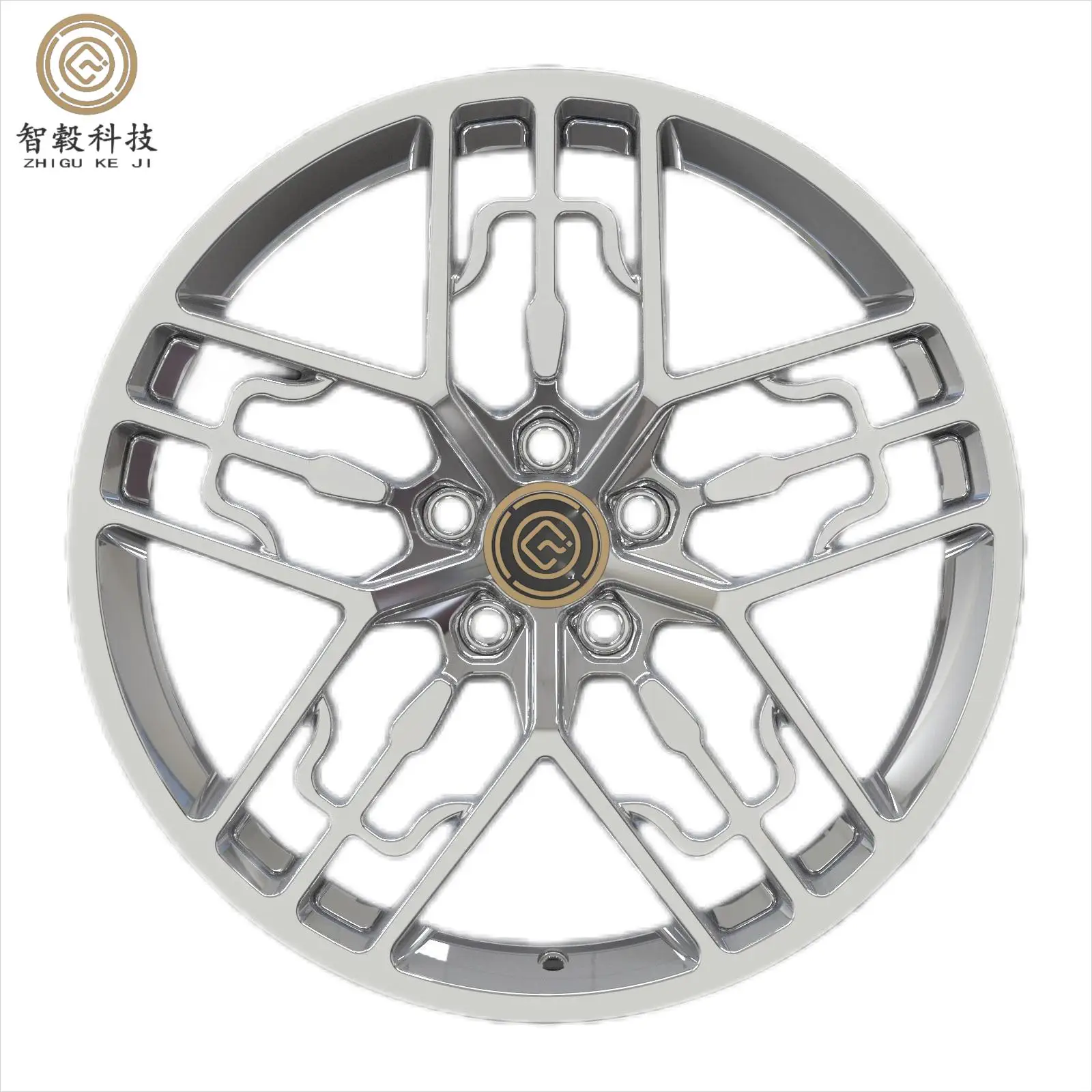 for T6061 Luxury Car Wheel 17 18 19 20 21 22 23 24 Inch 5x114 5x120 5x130 | Bright/Black/Polished | Forged Aluminum Alloy Rim