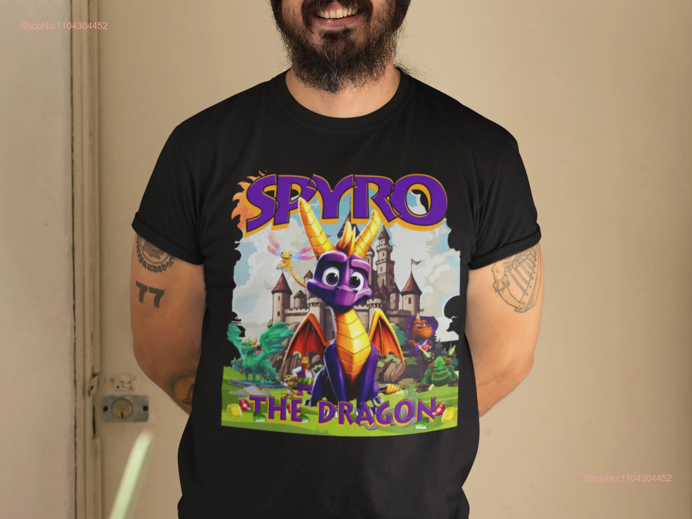 SPYRO THE DRAGON T Shirt Video Game Lovers Of Games   long or short sleeves