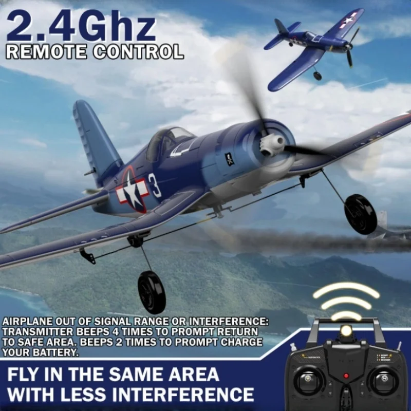 4-Channel RC Plane Ready to Fly Aerobatic Plane for Beginners Easy to Control RC Plane is the perfect gift for kids!