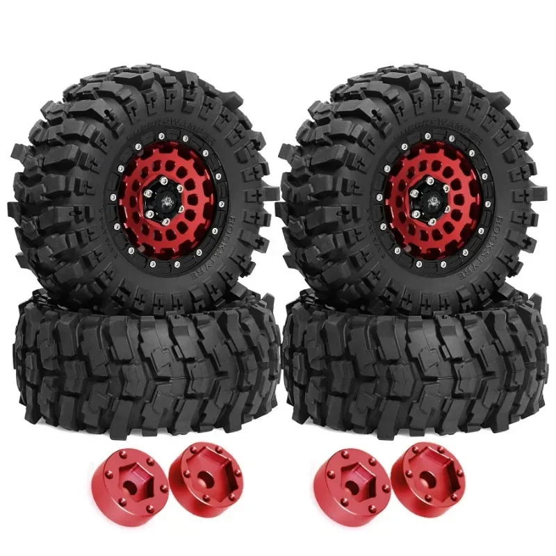 عجلات Beadlock مقاس 2.6 بوصة وإطارات زاحفة RC إدراجات ذات مستوى مزدوج لـ 1/10 محوري RR10 90048 90018 90053 الشبح #2