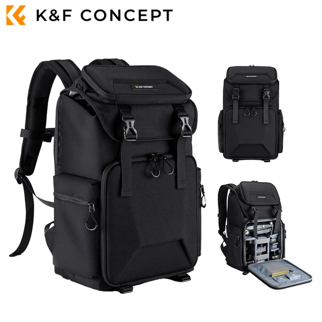 K F Concept 15.6 Camera Backpack Bag with Laptop Compartment for DSLR SLR Camera for Sony Canon Nikon Camera Lens Tripod Parts AliExpress