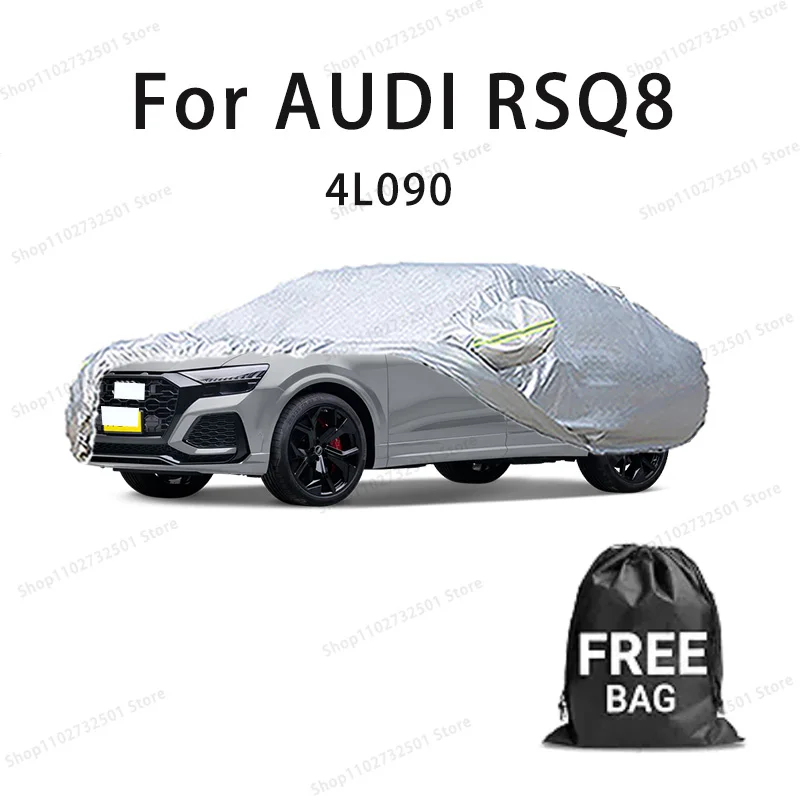 

For AUDI RSQ8 4L090 Car Cover Full Covers with Reflective Strip Dustproof UV Scratch-Resistant Sunscreen Protective cover