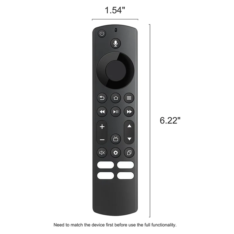 B04B-Replacement Voice Remote Control For Insignia, Toshiba, Pioneer Smart TV, Compatible With Fire Smart TV