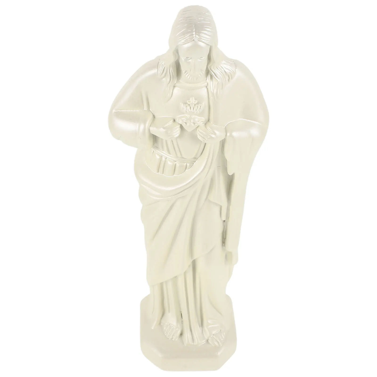 

Holy Father Ornament Wear Resistant Realistic Miniature Christian Statue for Church Desktop Room Decoration Religious Craft