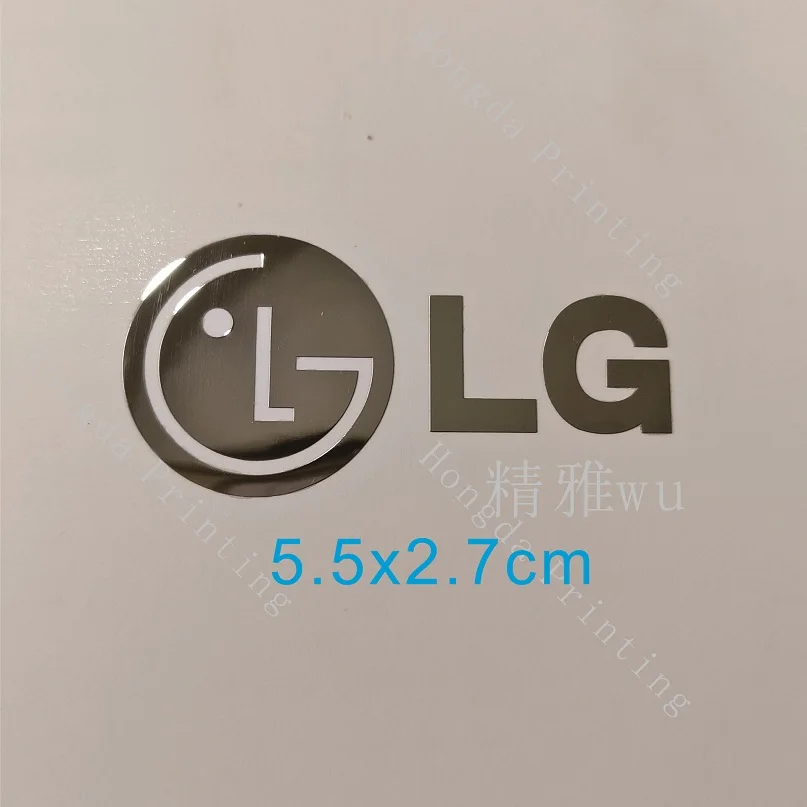 High-quality LG Metal Sticker Washing Machine Refrigerator Monitor Logo Sticker Mobile Phone Sticker Electric Appliance Sticker