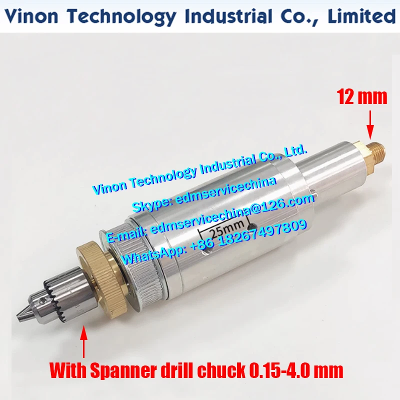 CNC-Bohrmaschine für kleine Bohrungen, drehbarer Kopf, Abstand der Befestigungsbohrungen 25 mm, drehbare Kopfbaugruppe, Spindel für Drahtschneidzubehör – Detail 2