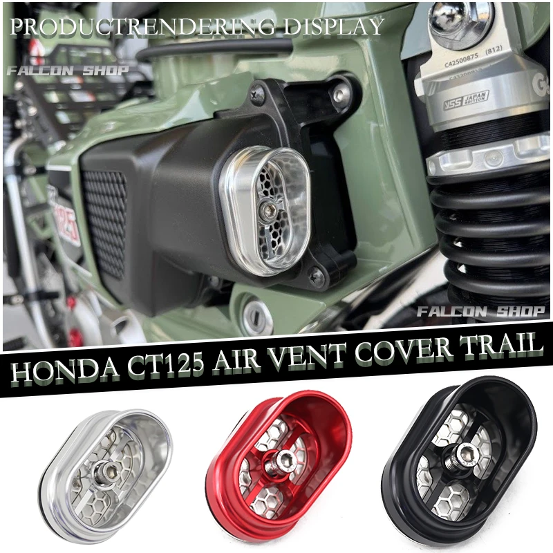 

Suitable for Honda CT125 modified air filter decoration cover 2020 2021 2022 2023 2024 2025 2026 AIR VENT COVER TRAIL