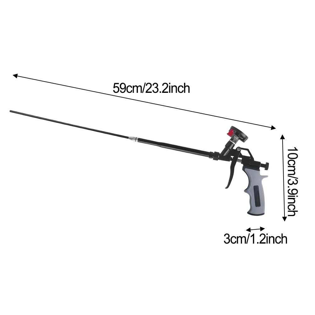 For Home Renovation Expanding Foam Tool Professional Foam Wand Hand Tool Set 595mm Total Length Non-stick Coating