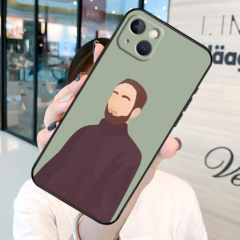 Robert Pattinson Standing Phone Case on For iPhone 13 12 11 14 15 16 Pro Max Plus XR X XS MAX Soft Back Cover