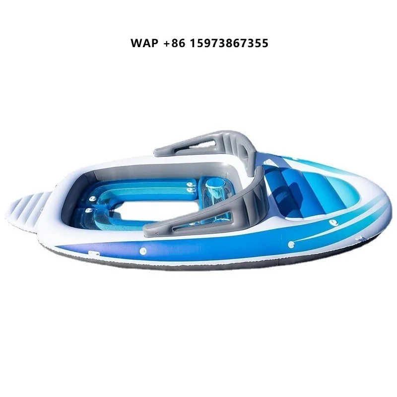 Wholesale PVC Clip-net Thickened Rubber Inflatable Boat Wear-resistant Folding Kayak 1-5person air Fishing Boat