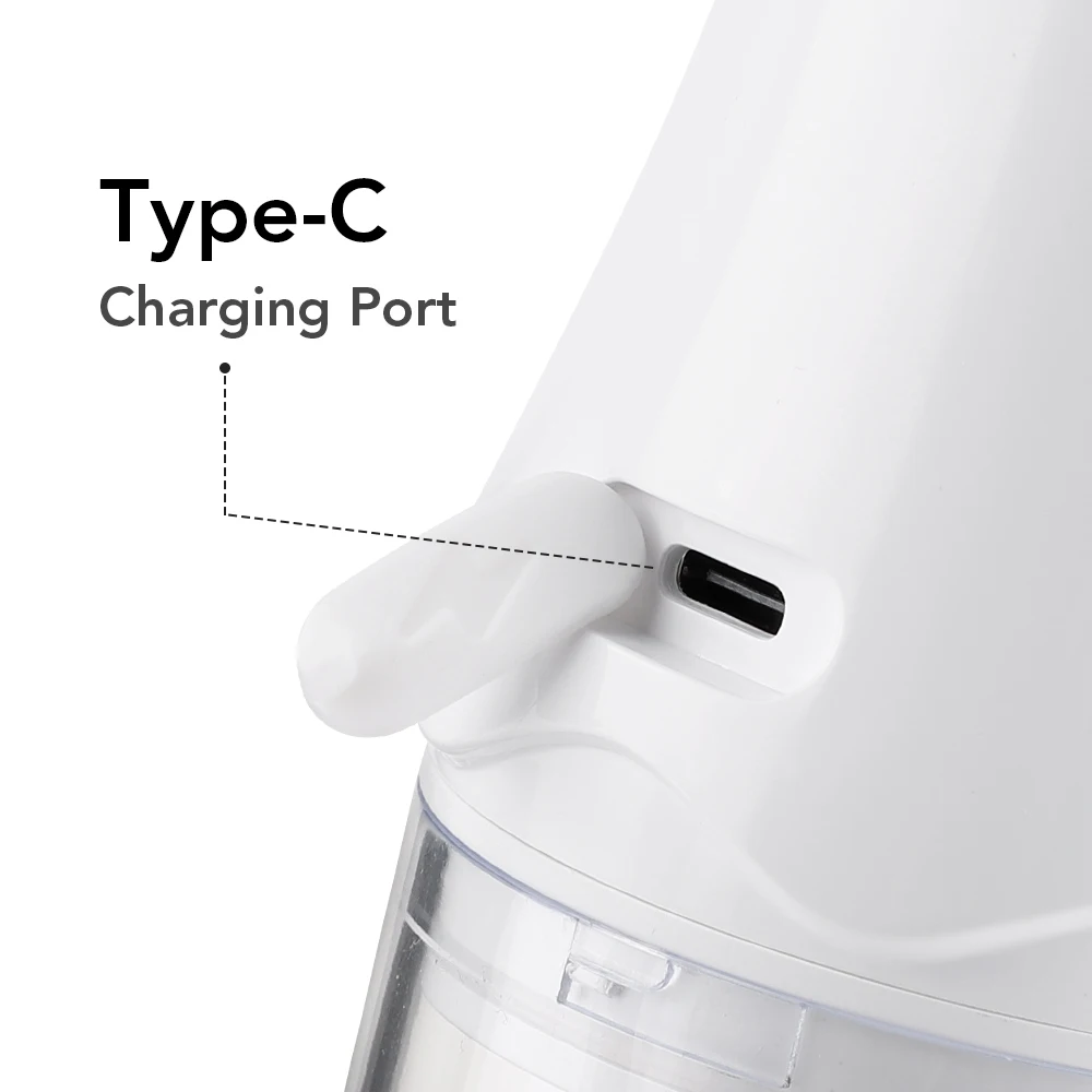3 Modes 5 Nozzles Water Flosser 1600 Pulses/min 0.6mm Fine Jet Food Grade High Pulse Oral Irrigator for Teeth Cleaning Gum Care