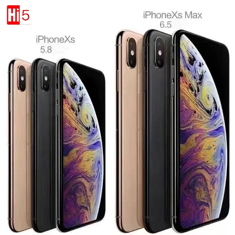 Original Apple iPhone XS MAX  iPhone XS  Face ID 4G RAM 64GB/256GB ROM  A12 4G LTE NFC 5.8/6.5 Unlocked Smart Phone iphonexs