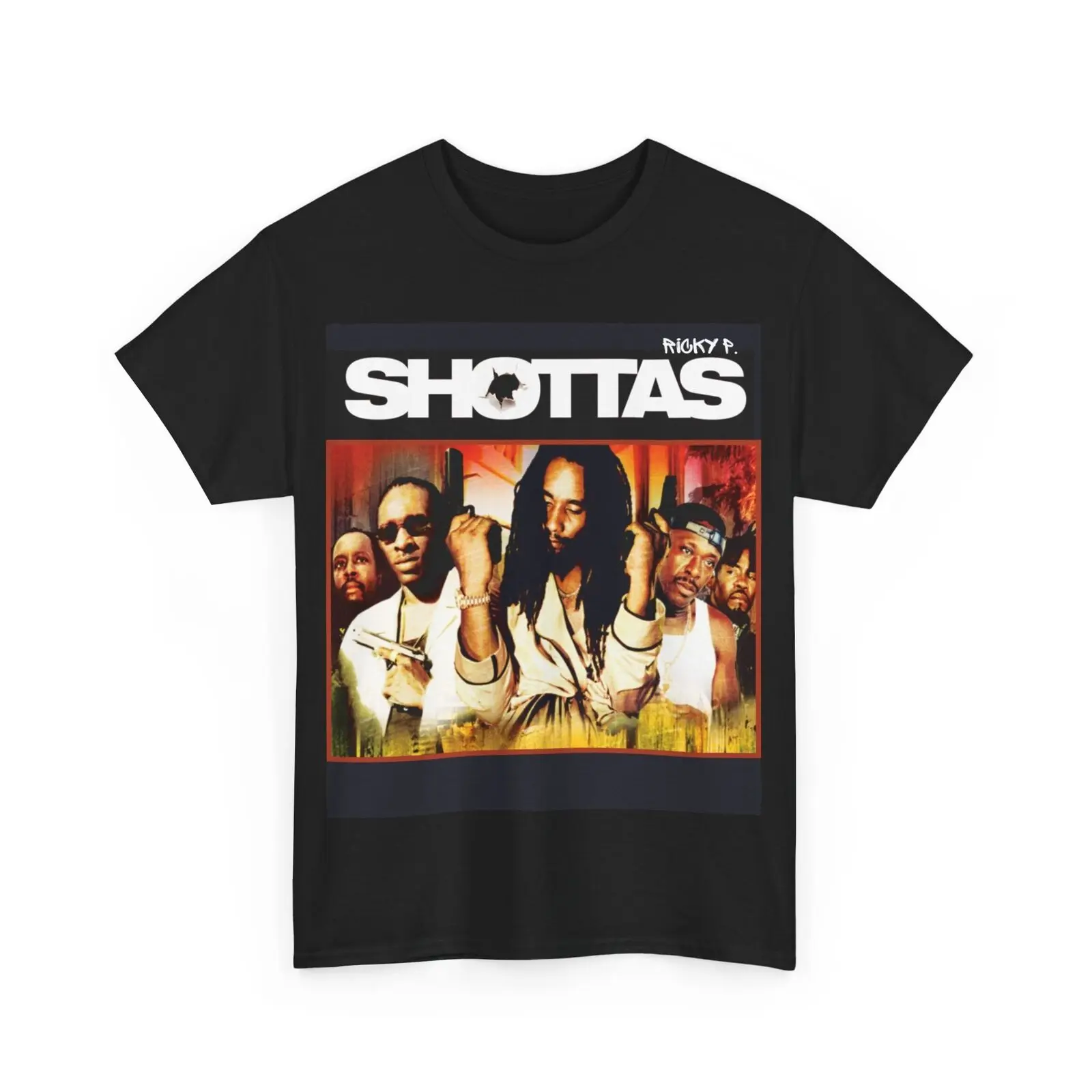 

Оригинальная футболка Shottas, футболка унисекс из тяжелого хлопка