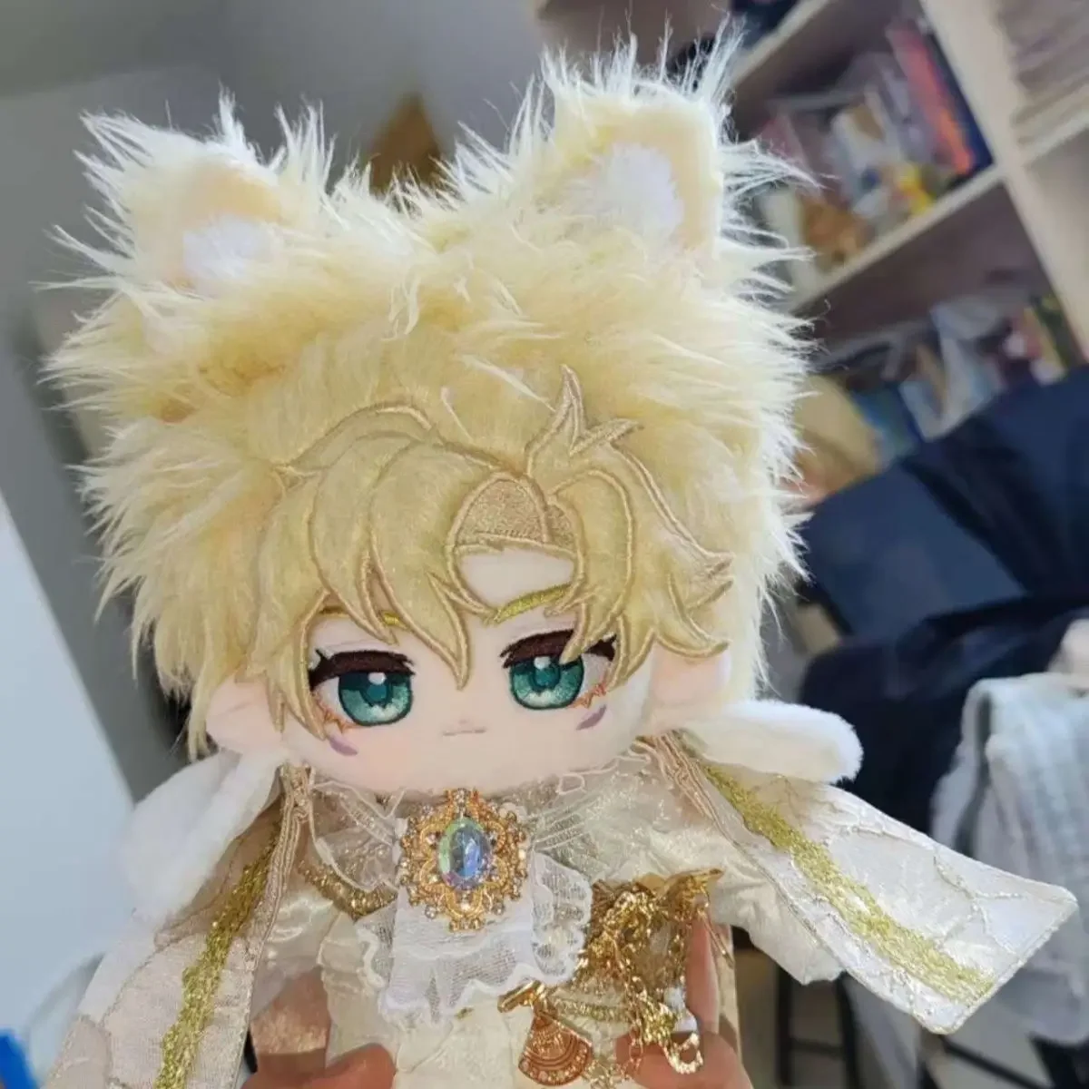 

20 см мягкая аниме JOJO's Bizarre Adventure Caesar Anthonio Zeppeli плюшевое платье хлопковая кукла игрушка с одеждой косплей подарок ребенку