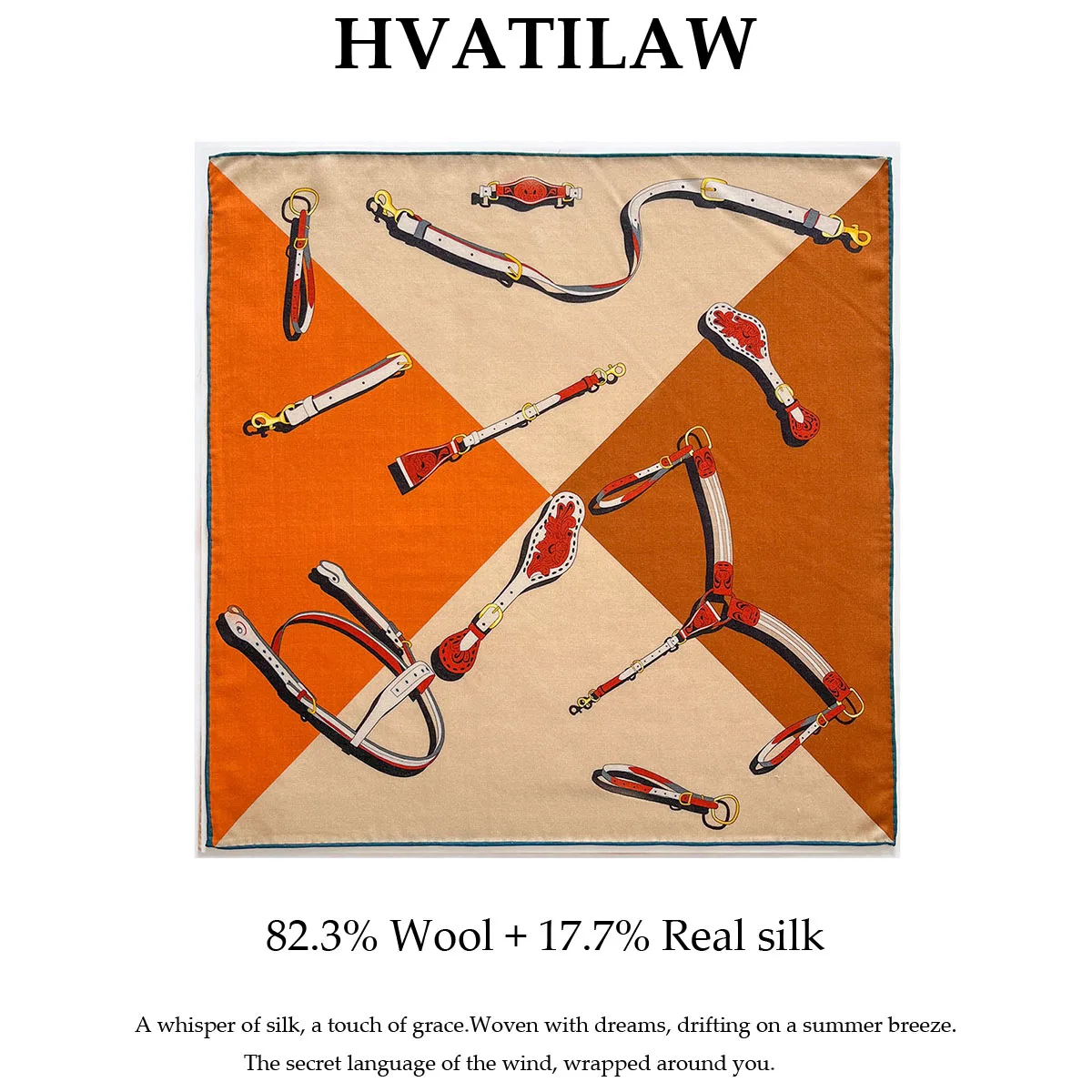 

100% Natural Real Silk Wool Square Scarf New Double-sided Print Shawl Wraps Women Fashion Scarves Foulard Bandana Hijab Pashmina