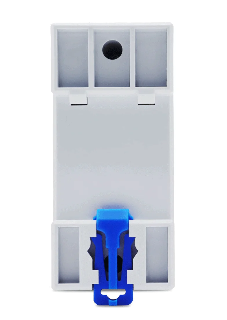 Vatímetro eléctrico Digital monofásico LCD de 220V, contador de consumo de energía de corriente y voltaje cero reiniciable con carril Din