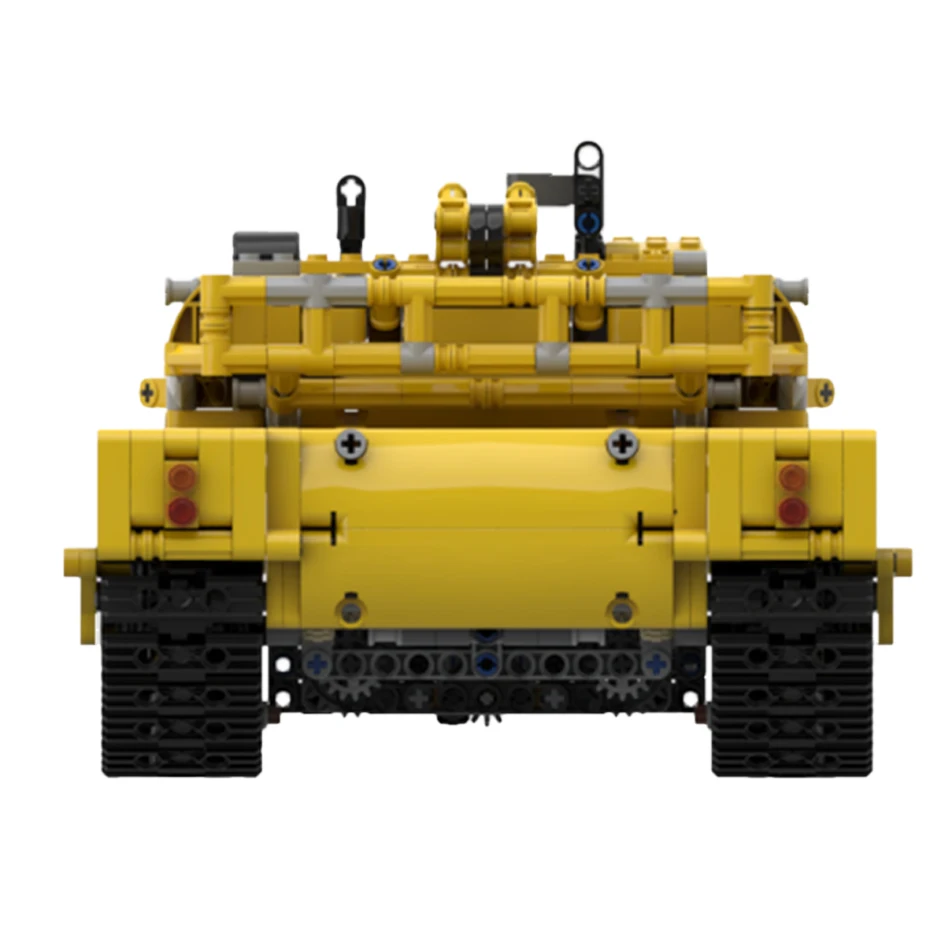 MOC-196209 Military Vehicles Series New Upgrade Tracked Tanks Model Granule Building Blocks Toy Set Children's Xmas Bricks Gifts