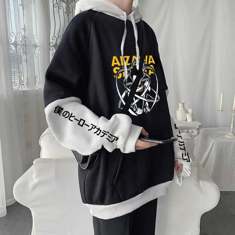 My Hero Academia Anime Hoodies Boku no Hero Academia Cool Shouta Aizawa Men Women Long Sleeve Manga Harajuku Hooded Sweatshirts