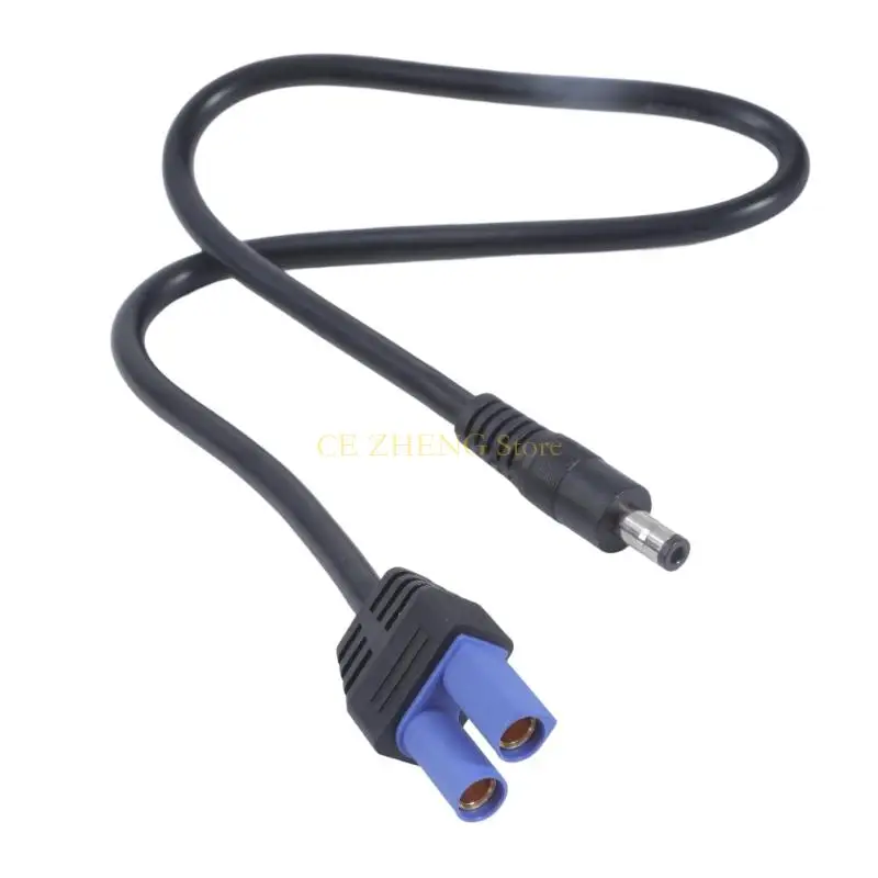 E56b EC5 إلى DC5525 نقل كابل الطوارئ طوله طوله 50 سم لأنظمة بطارية السيارة