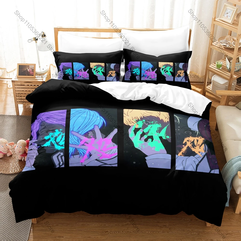 Cool Personality Akudama Drive Bedding Set New 3D Printed Anime Duvet Cover Set Soft Comfortable Bed Cover Home Decor