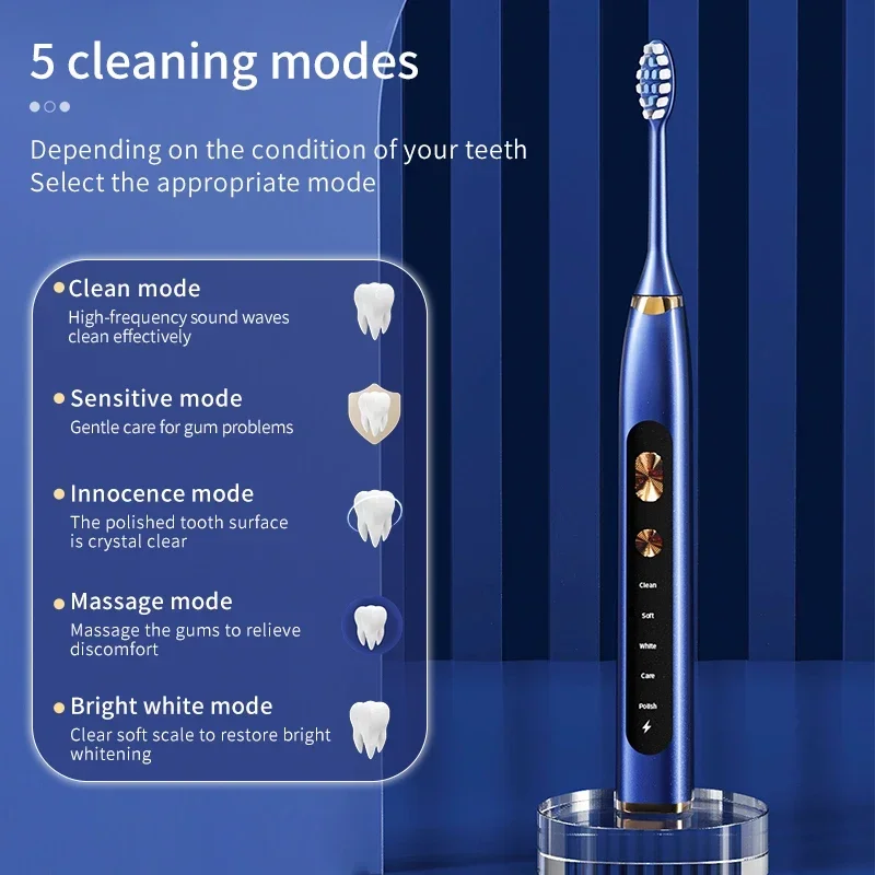 Xiaomi Youpin Electric Toothbrush Sonic Vibration Brushes Dental Tooth Whitening Cleaner USB Rechargeable Oral Care Toothbrush