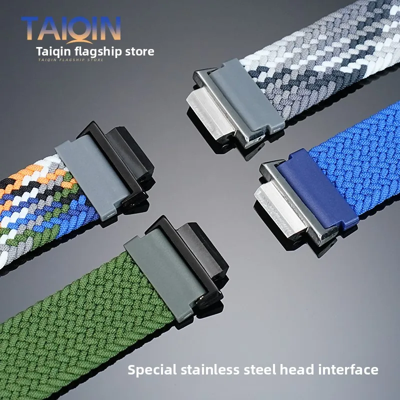 Эластичный нейлоновый тканый ремешок для часов Casio G-SHOCK Farmhouse Oak GA-2100/2110 GM-2100, магнитный ремешок для часов, аксессуары для браслета