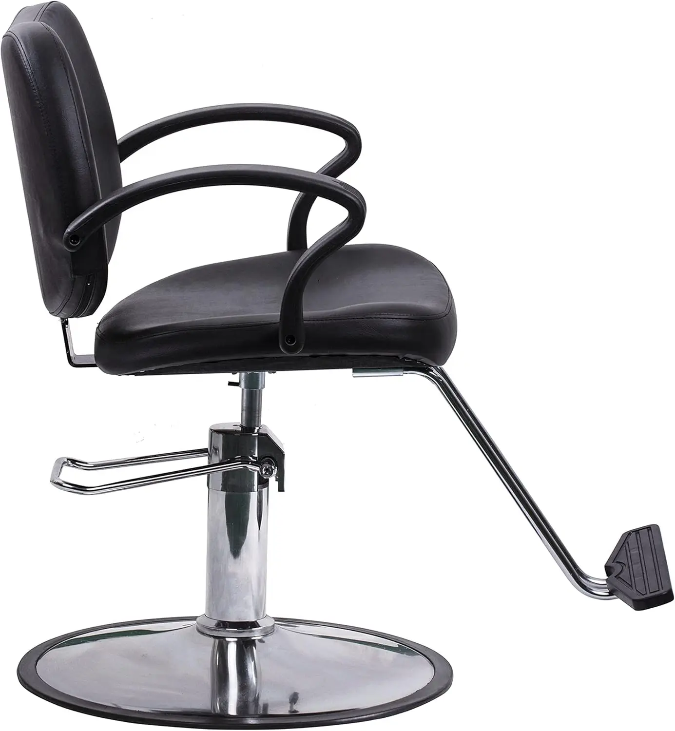 Beauty Salon Equipment Black Hydraulic Barber Styling Chair