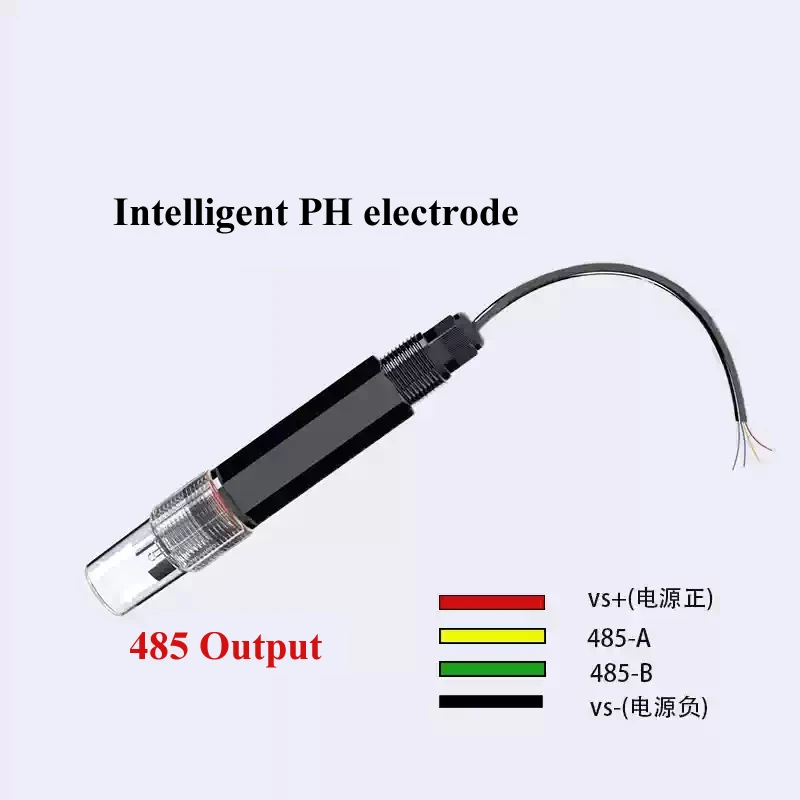 Digital PH & EC Sensor with RS485 & 4-20mA Output, Online Water Quality Monitor for Aquaculture and Industrial Use