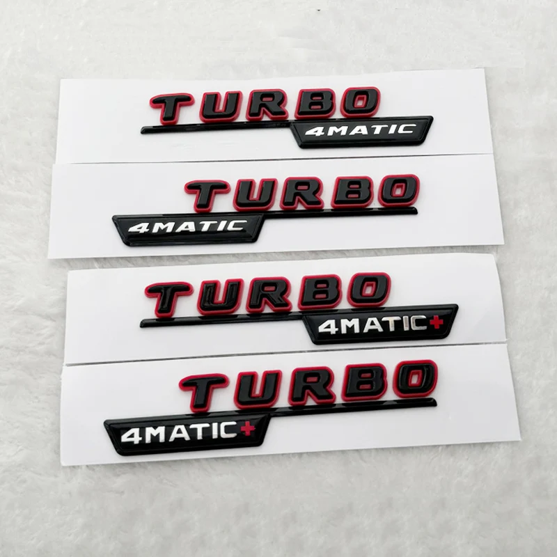 3D guardabarros de coche BITURBO 4MATIC insignia emblema pegatina para Mercedes C43 AMG W205 W204 E43 W213 W212 GLC43 GLE43 W166