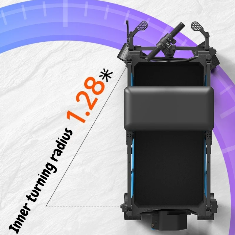 Rideable Electric Camping Trolley Outdoor Picnic Stall Camper Car Travel Foldable Camping Cart Strong Load Bearing Outdoor Tools