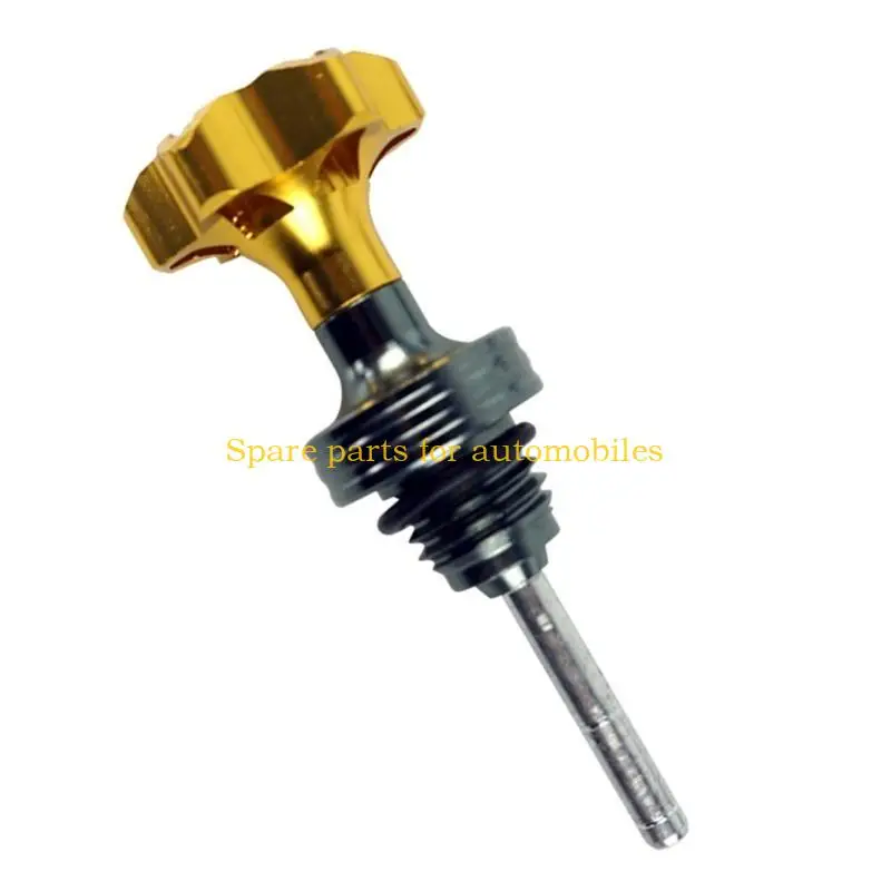 H58F محرك علبة المرافق مقياس الزيت دراجة نارية الملحقات محرك مقياس مقياس متر زيت الألومنيوم مقياس قبعات التوصيل #2