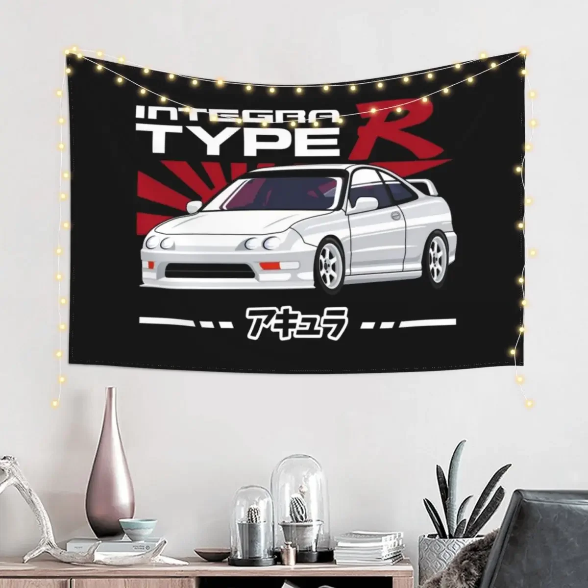 Integra Type R Drifting Cars Tapestry Nordic Home Decor Home Decor Accessories Tapestry