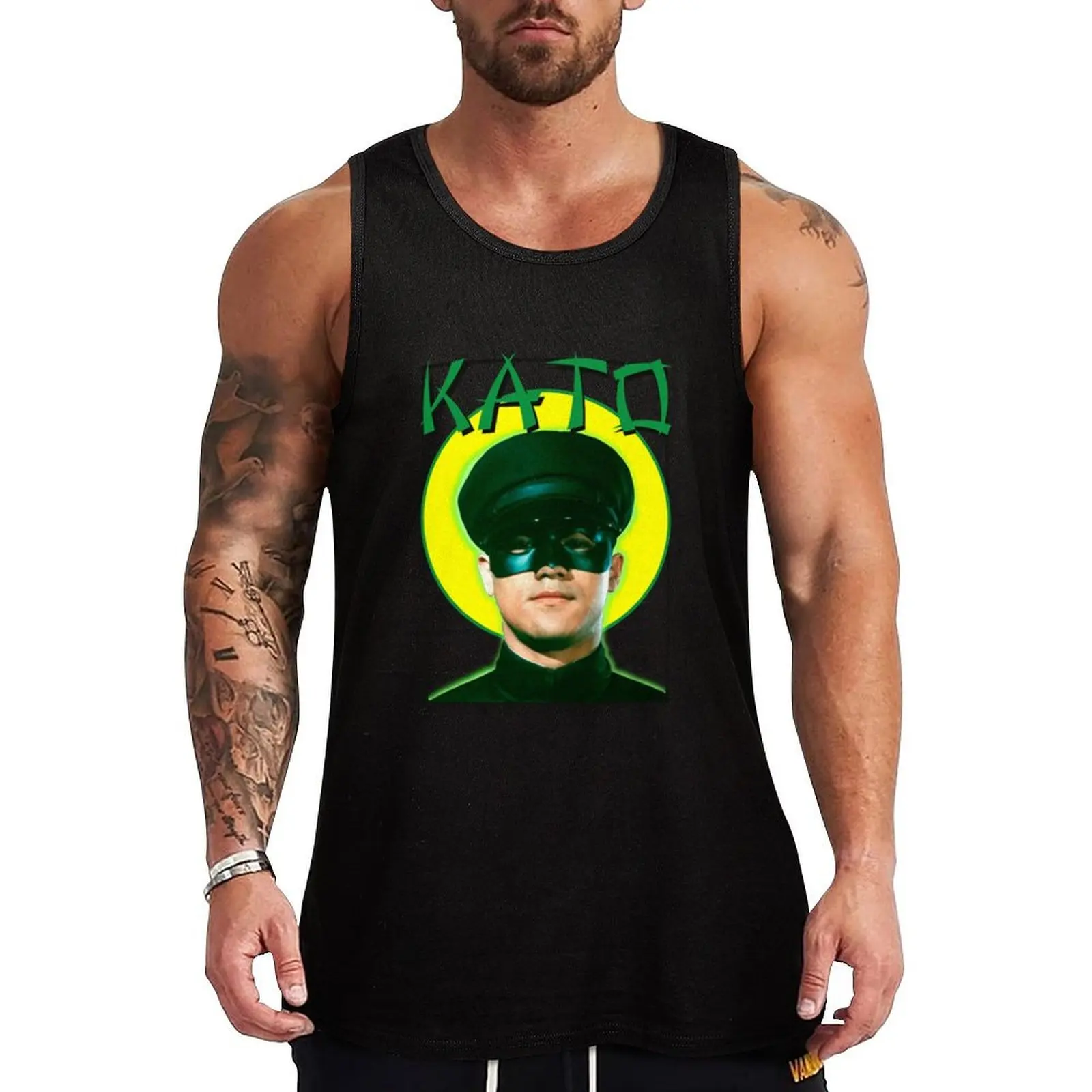 

Kato Tank Top men clothing Men's t-shirt muscle t-shirt summer clothes