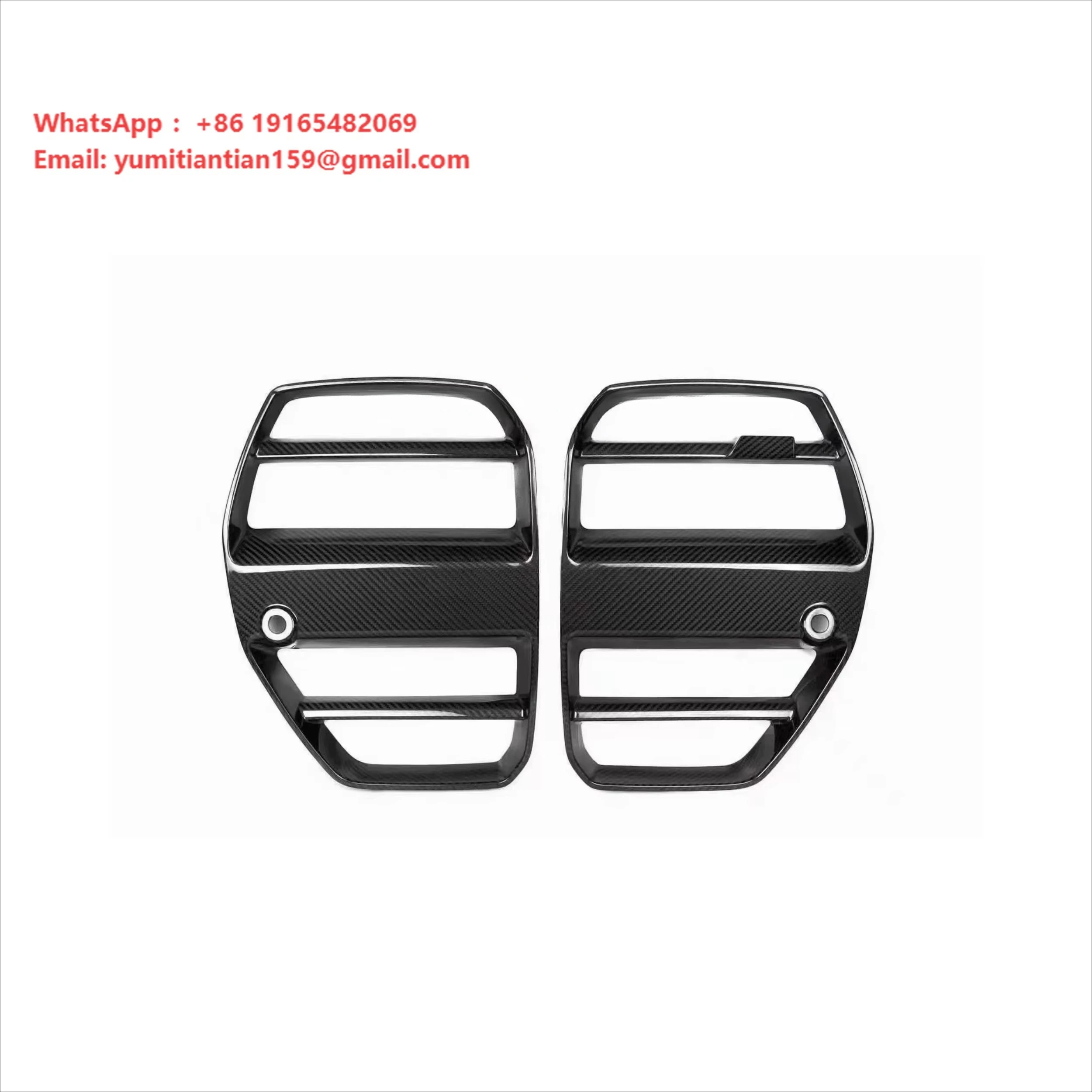High-End SL Dry Carbon Front Grille With ACC Cutout | Perfect Fit for  M3 G80 & M4 G82/G83