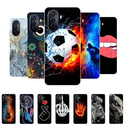 for Huawei Nova Y70 Y71 Y91 Case Football Soft Silicone Back Cases for Huawei Nova Y70 Plus Phone Cover for NovaY70 Y 71 91 etui