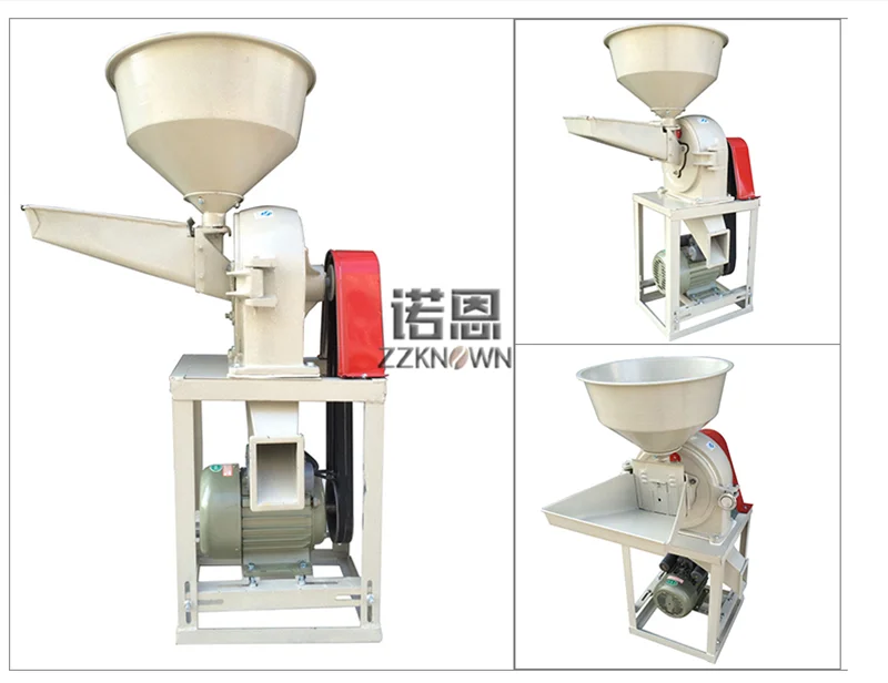 Мельница для измельчения зернового порошка, листьев, какао-бобов, измельчитель горькой тыквы, сельскохозяйственная рисовая мельница для измельчения