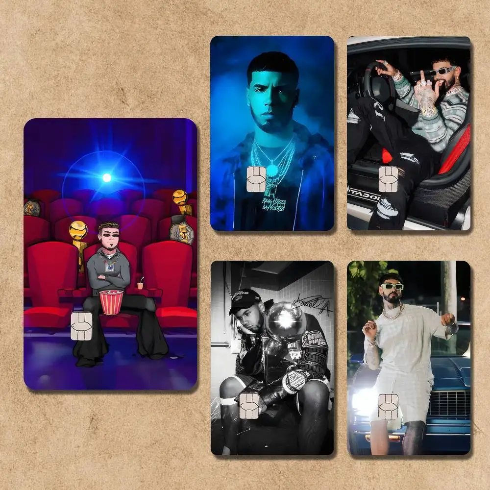 

A-Anuel AA Rapper Card Stickers Credit Visa Debit Bank Charge Card Bus Metro Waterproof Sticker Decal Decoration