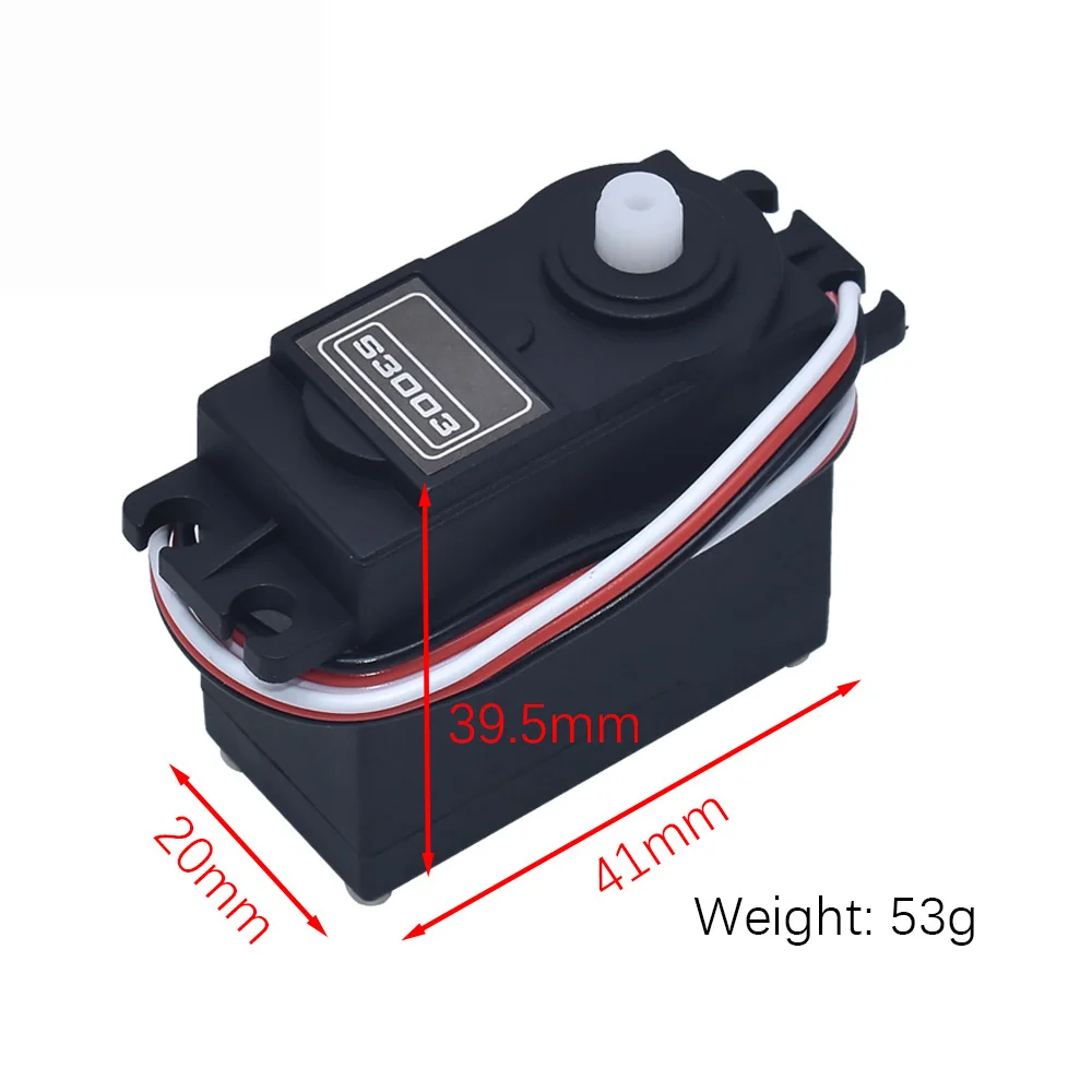 WAVGAT 38g S3003 Servo estándar Para RC Futaba HPI Tamiya Kyosho Duratrax GS Racing Car