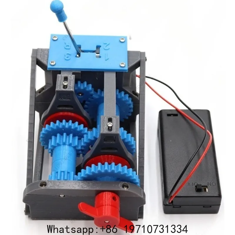 

Manual Transmission Model Four Gears, Car Gearbox, Gearbox, Forward and Backward Gears Simulation 3D Printing Ornament